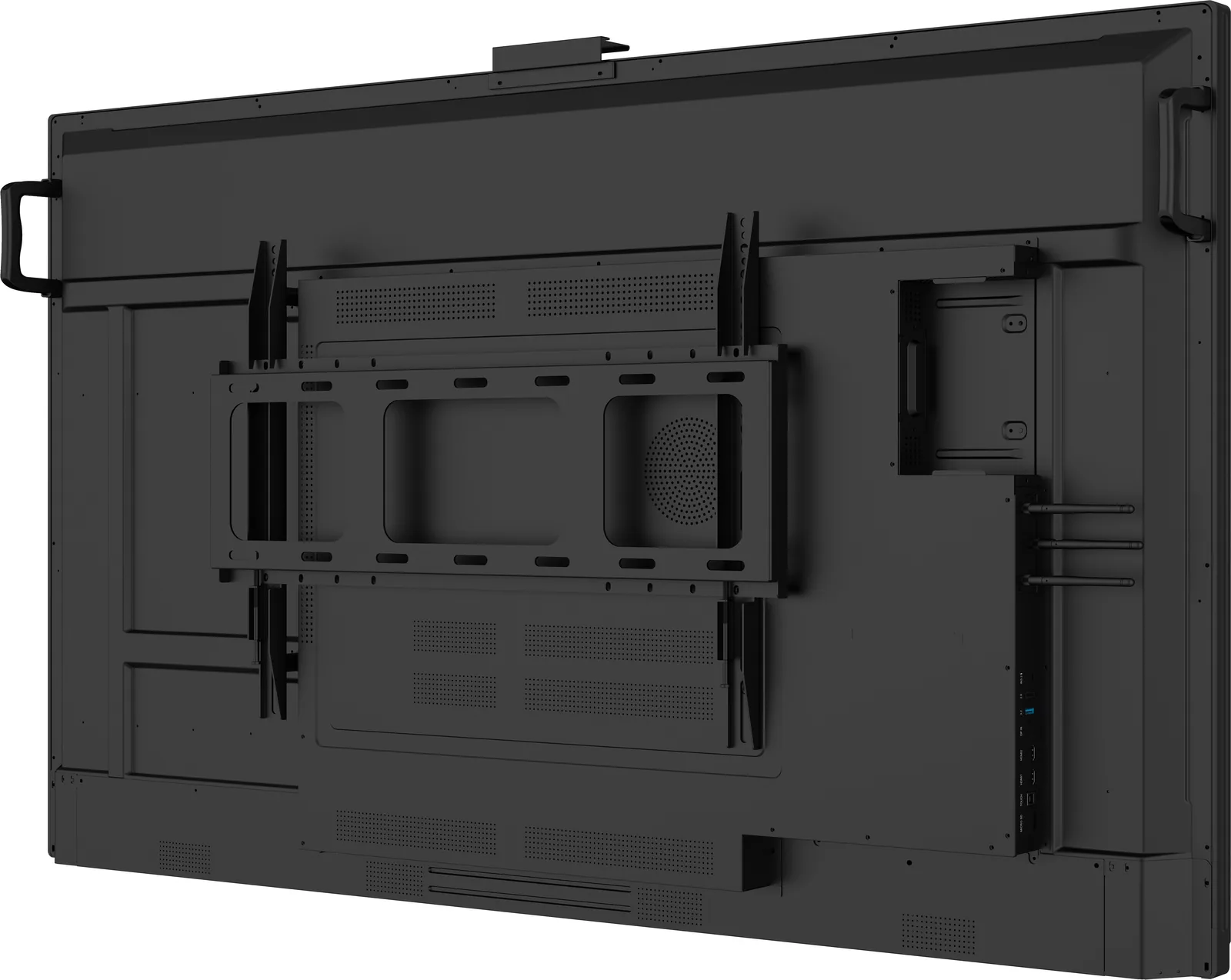 Tył monitora iiyama ProLite TE6513A-B3AG 65 cali z uchwytem ściennym