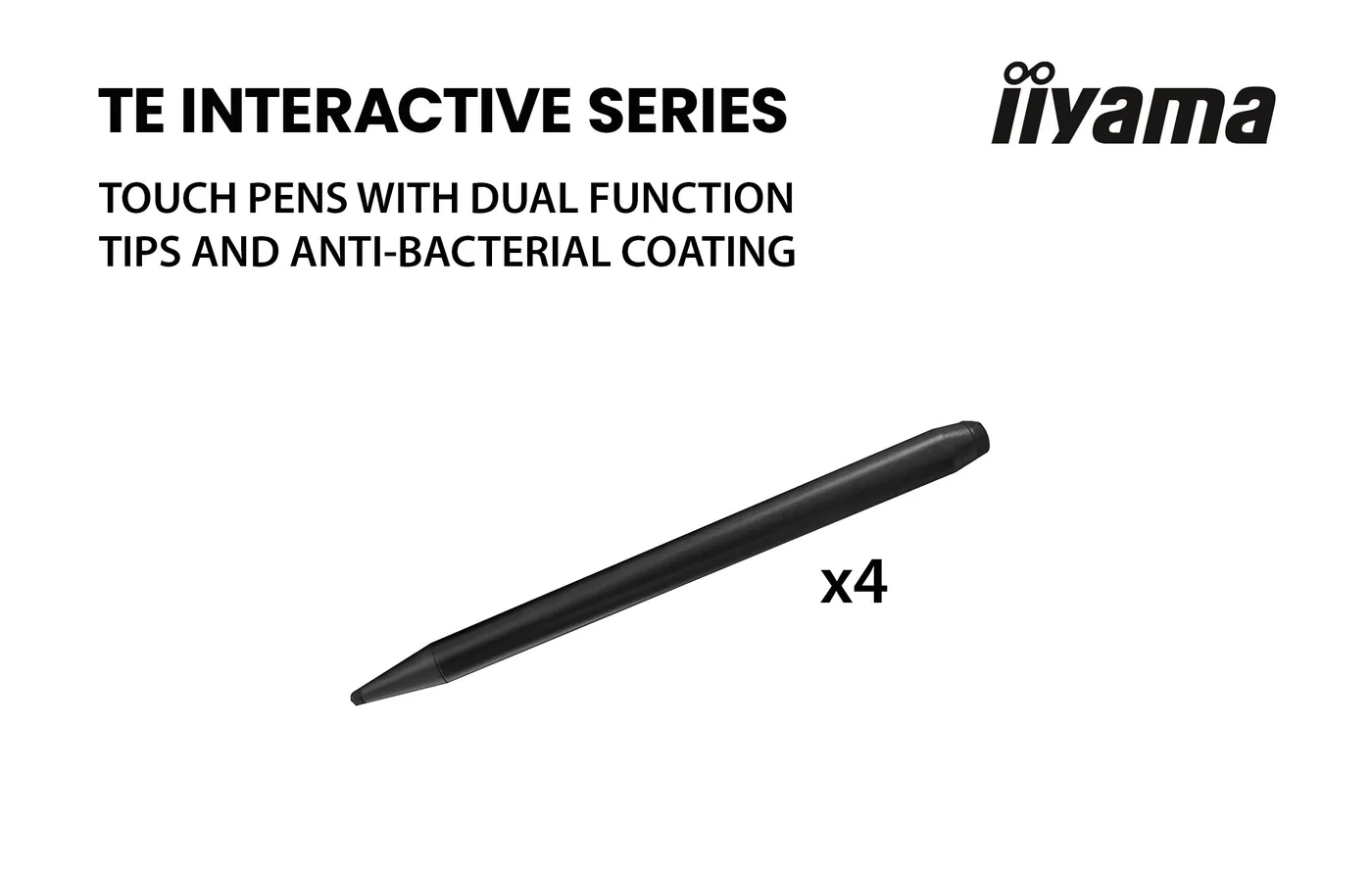 Cztery pióra dotykowe do monitora iiyama ProLite TE7513A-B3AG